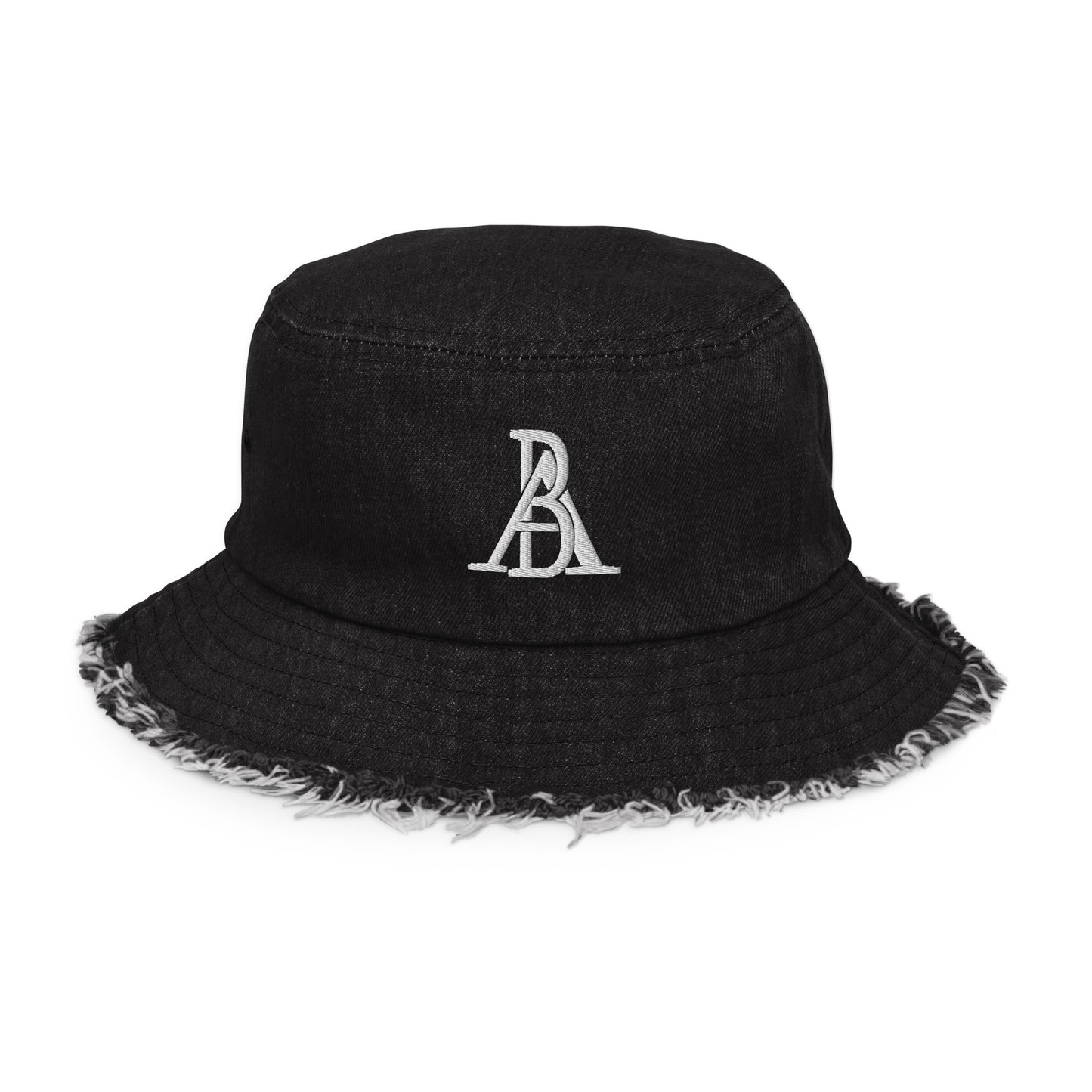 AB Distressed denim bucket hat