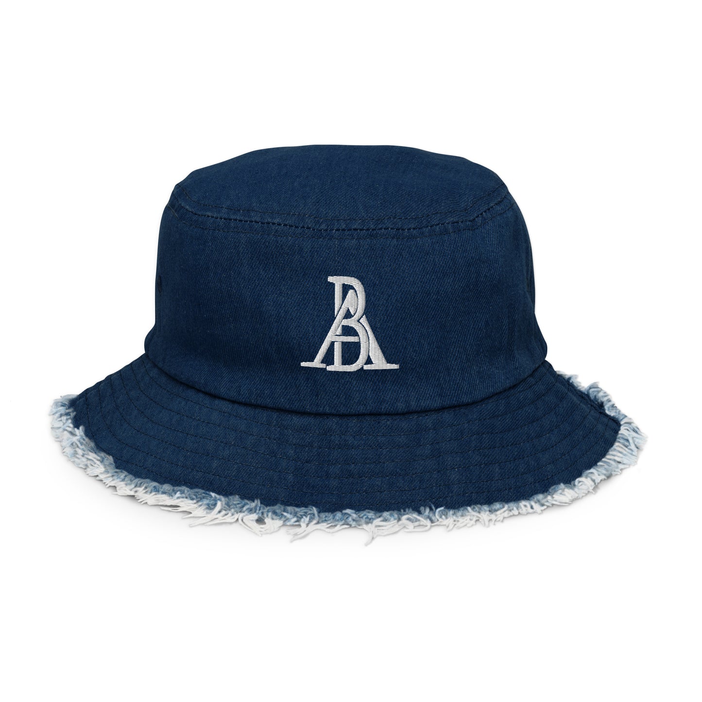 AB Distressed denim bucket hat