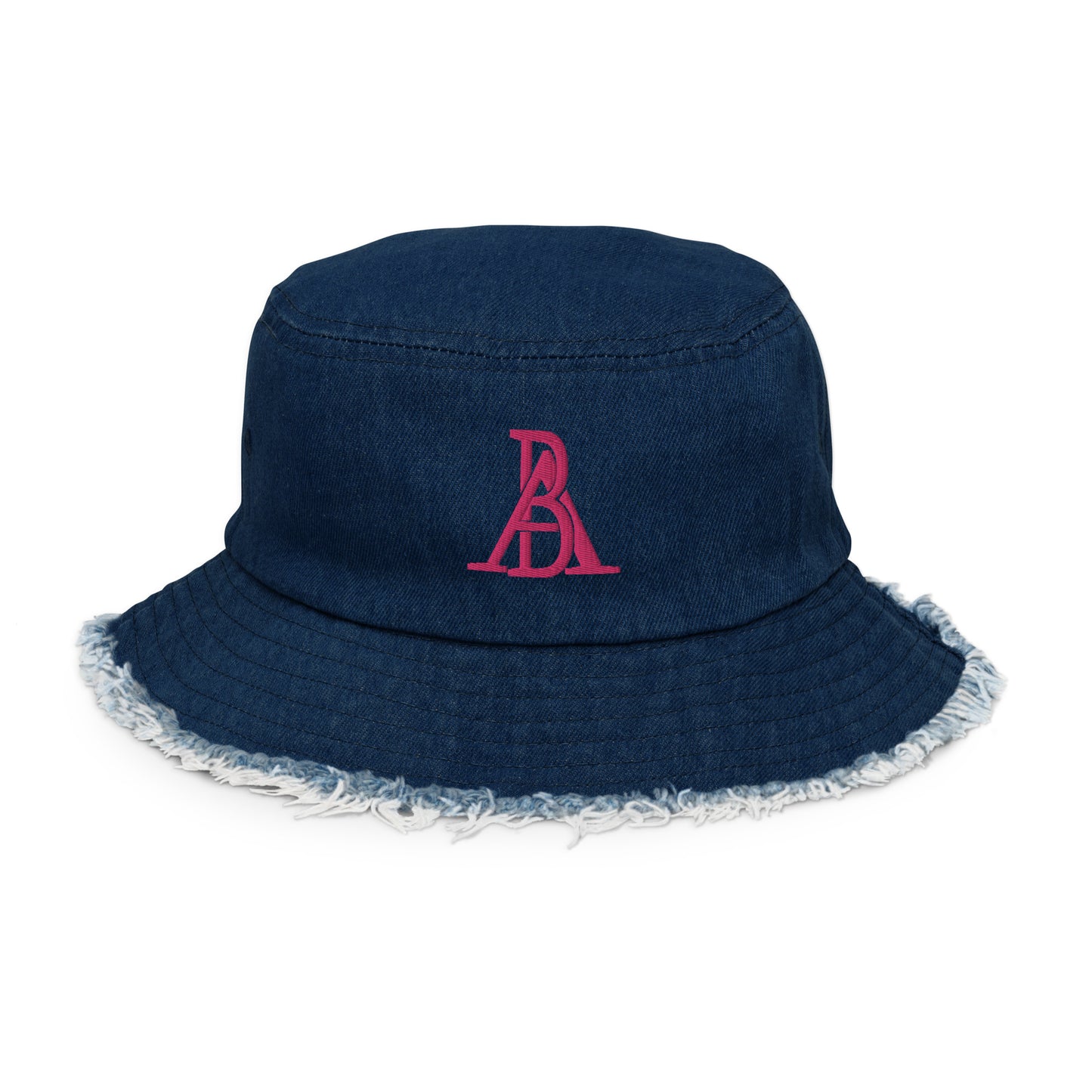 AB Distressed denim bucket hat