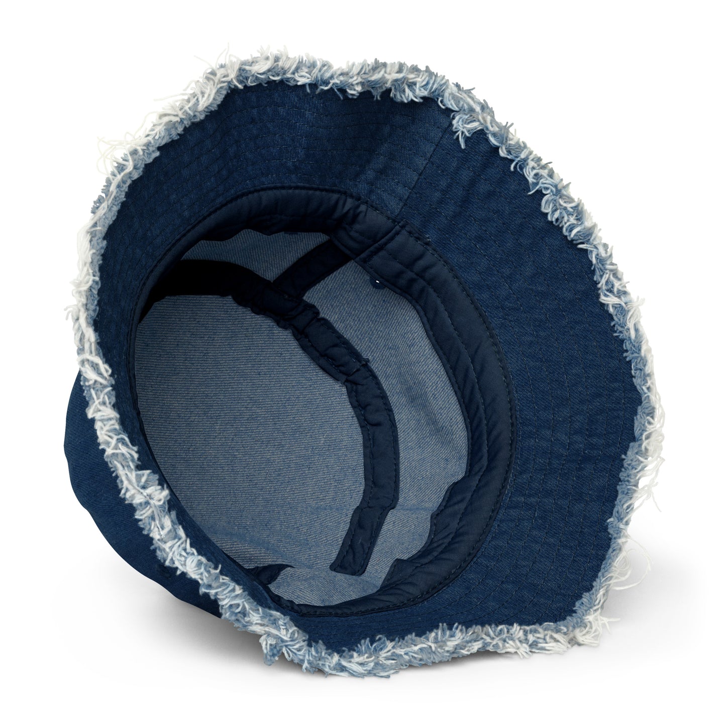 AB Distressed denim bucket hat