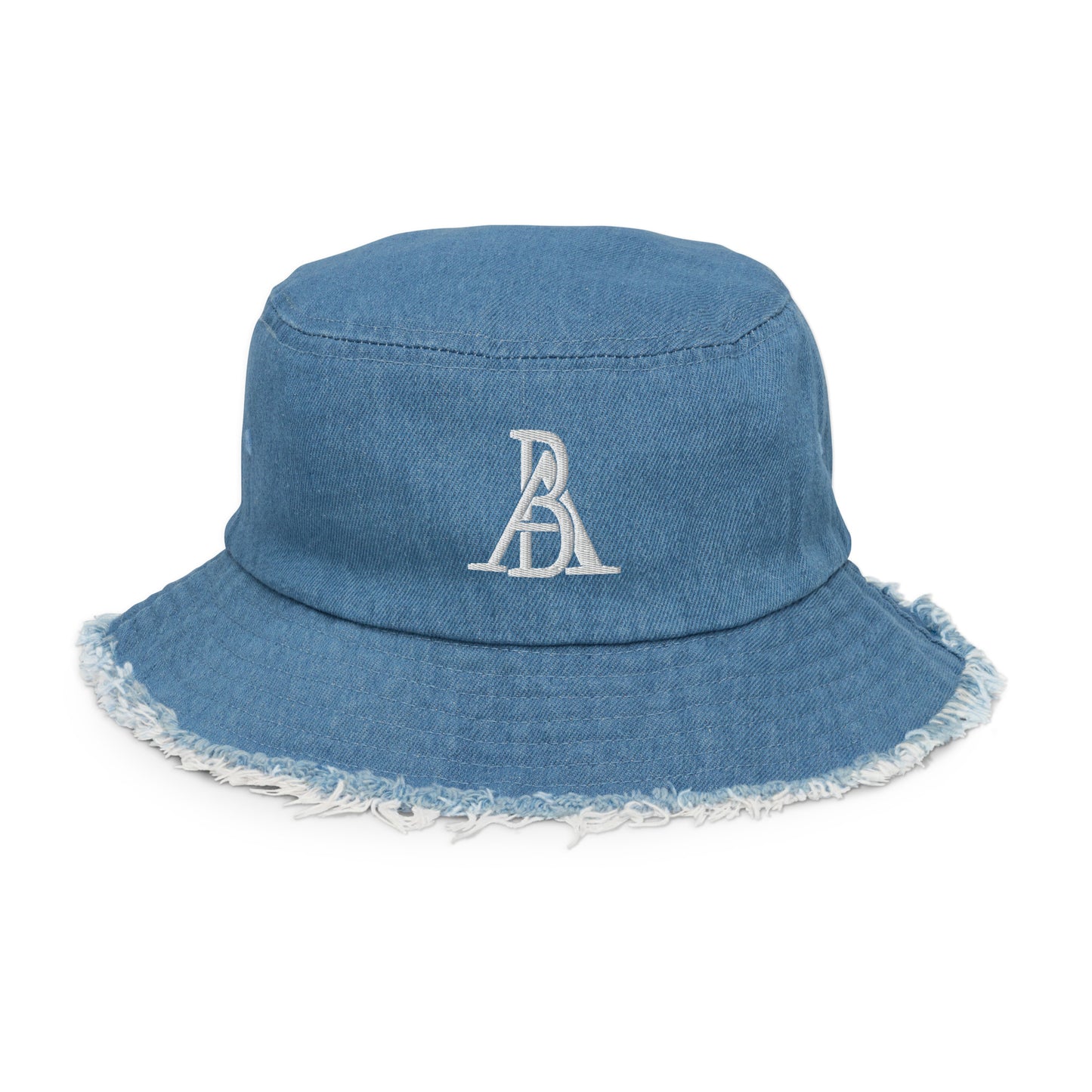 AB Distressed denim bucket hat