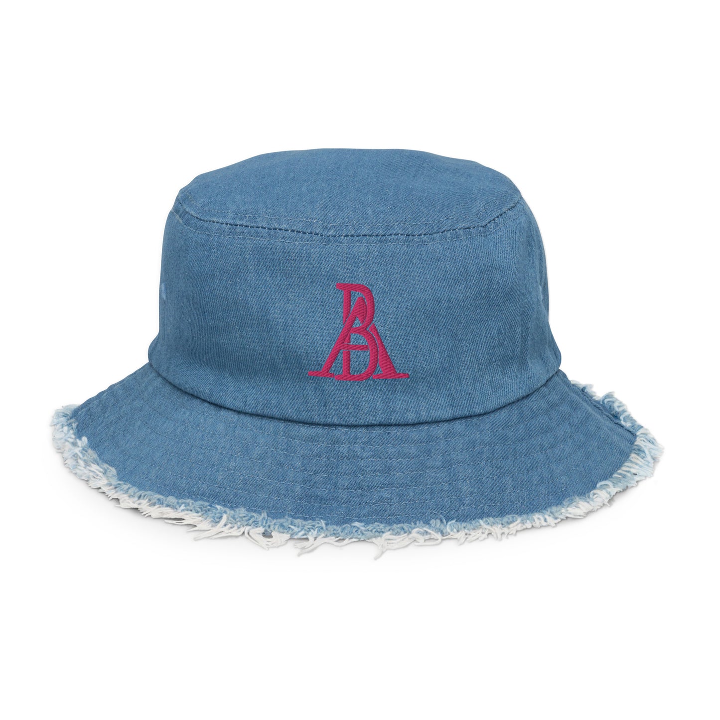 AB Distressed denim bucket hat